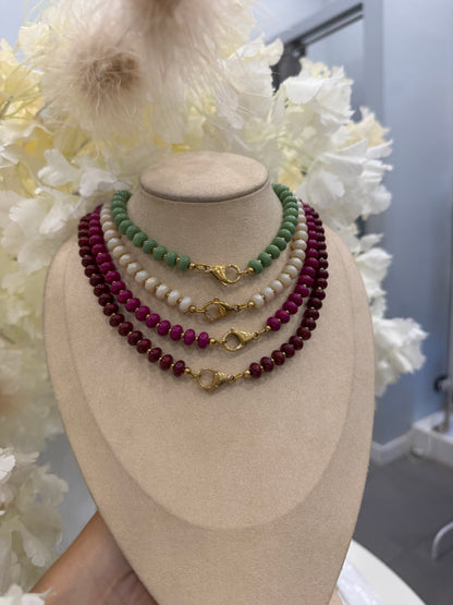 Collana pietre dure nuovi colori