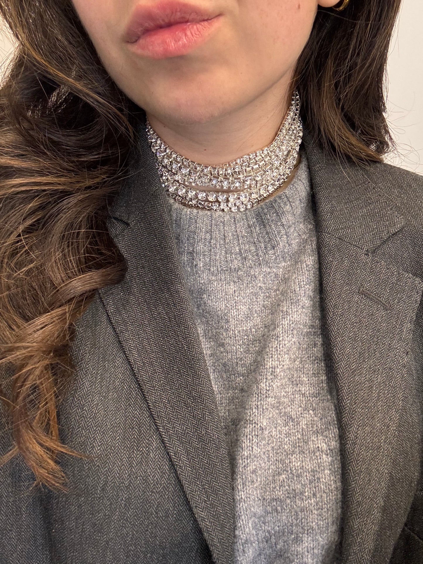 Collier diamond maxi