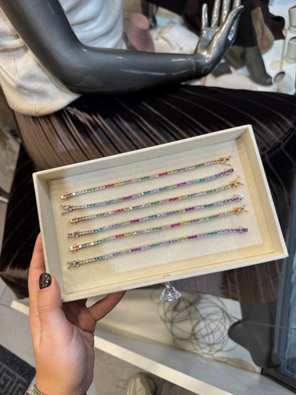 Bracciale Tennis arcobaleno