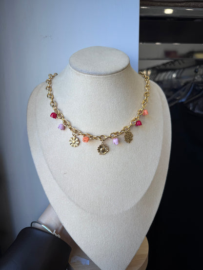 Collana roselline colorate