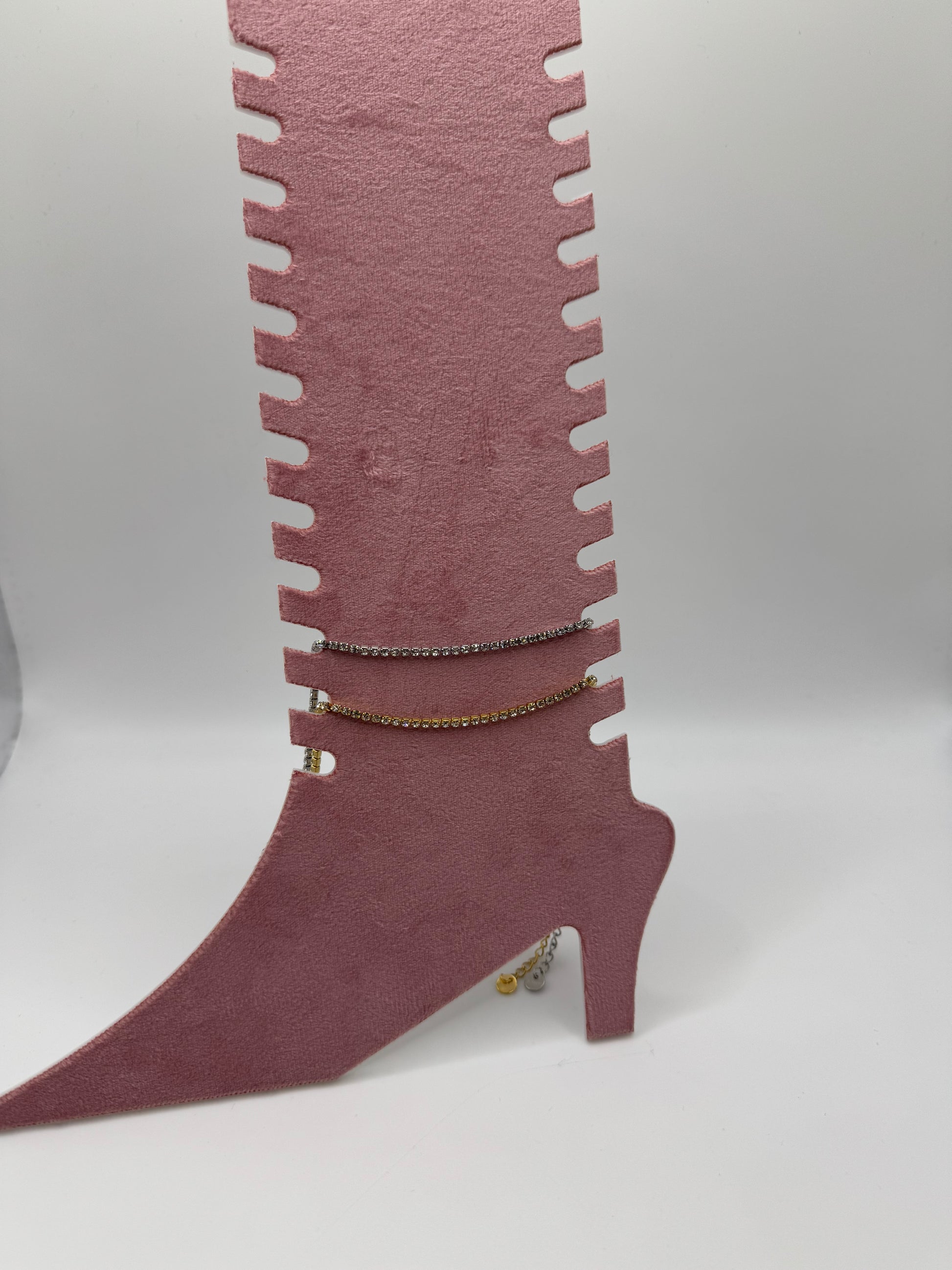 Cavigliera Tennis Donna JDGEMSTONE - Viola Con Estensione 2 Pollici - Foto 13