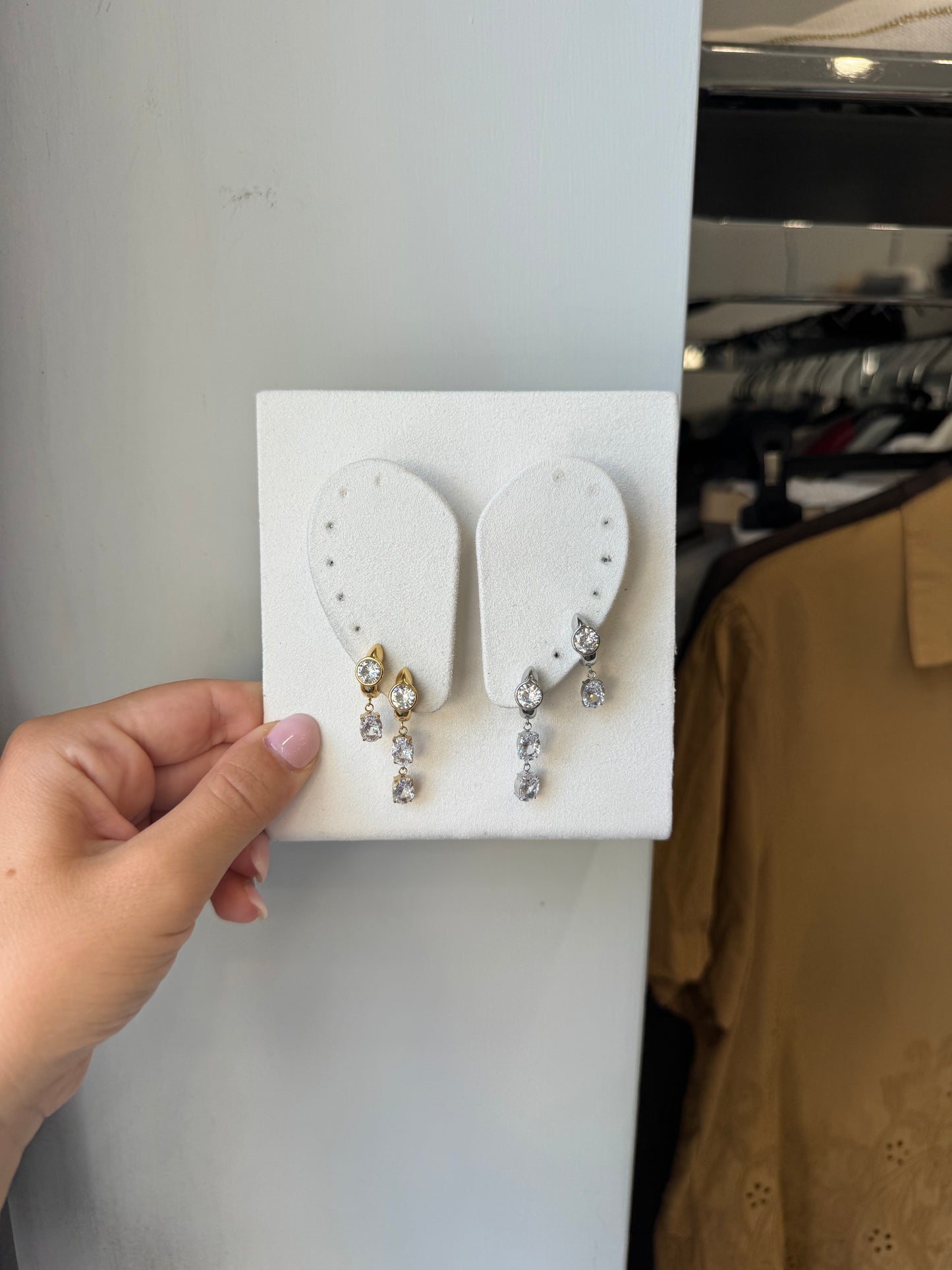 Hoops punti luce pendant chuncky