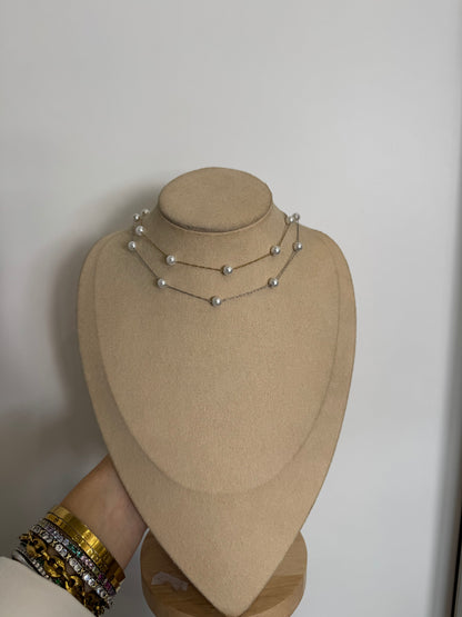 Chocker di perle chanel