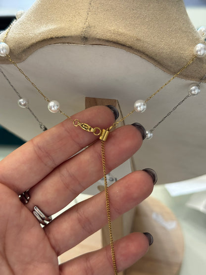Chocker di perle chanel