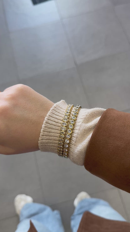 Bracciale rigido diamond