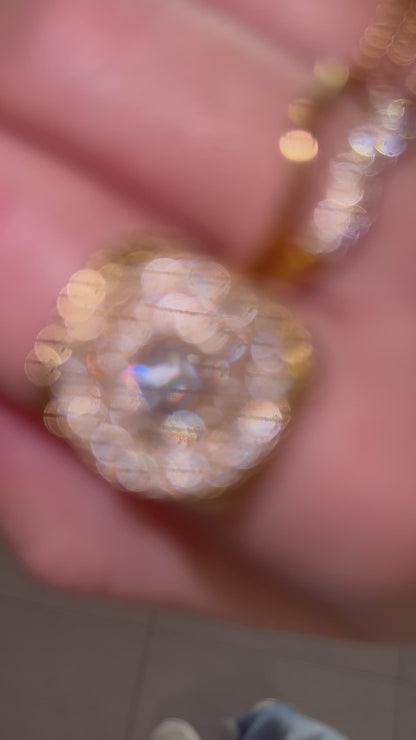 Anello tripla fascia taglio ovale