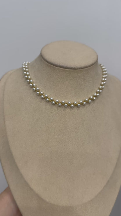 Chocker fascia perline