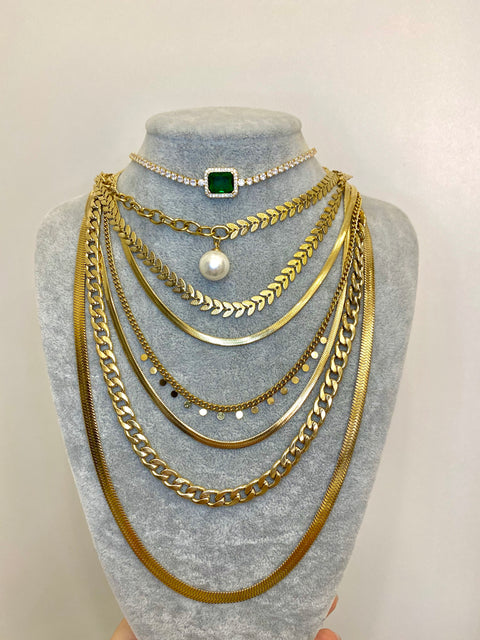 Cleopatra catena e perla