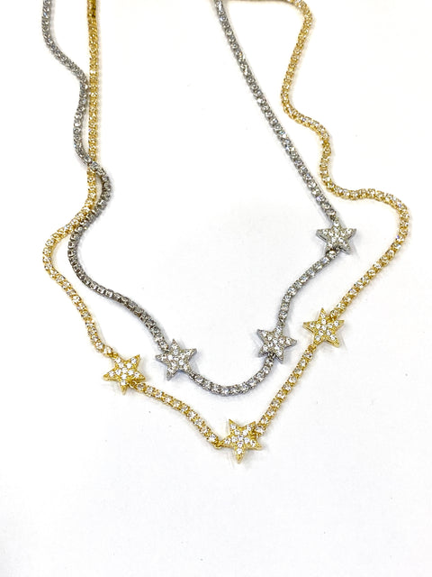 Full shine star Necklace