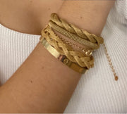 Bracciale torchon satin